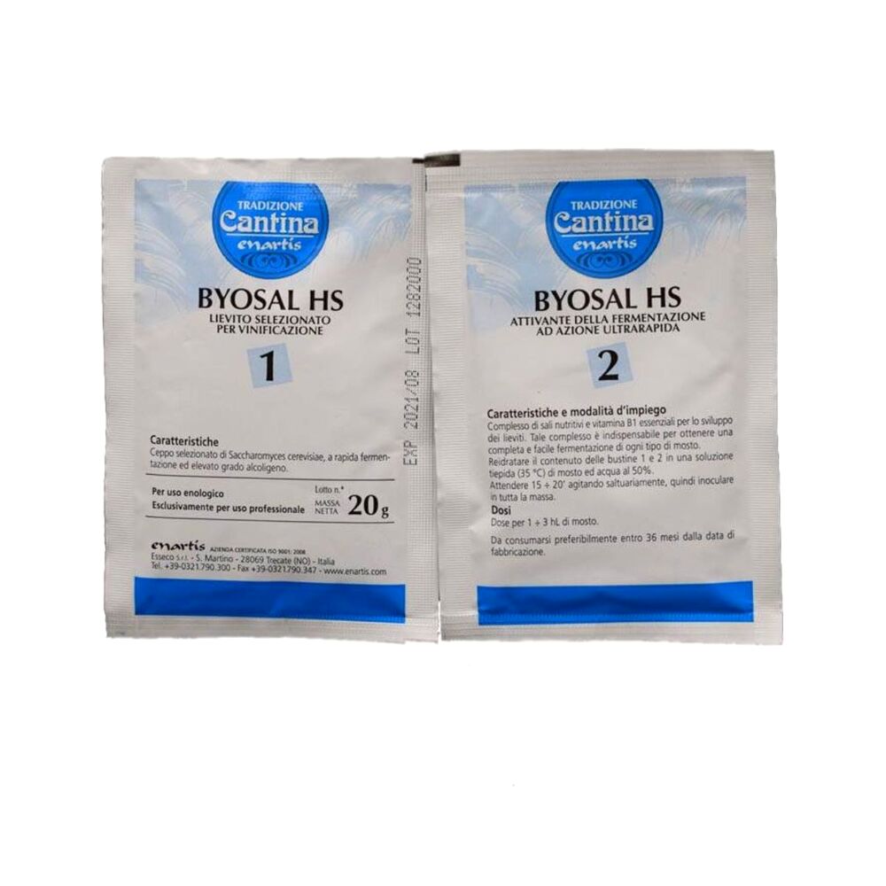 Byosal HS, kit amestec de drojdii cu activator
