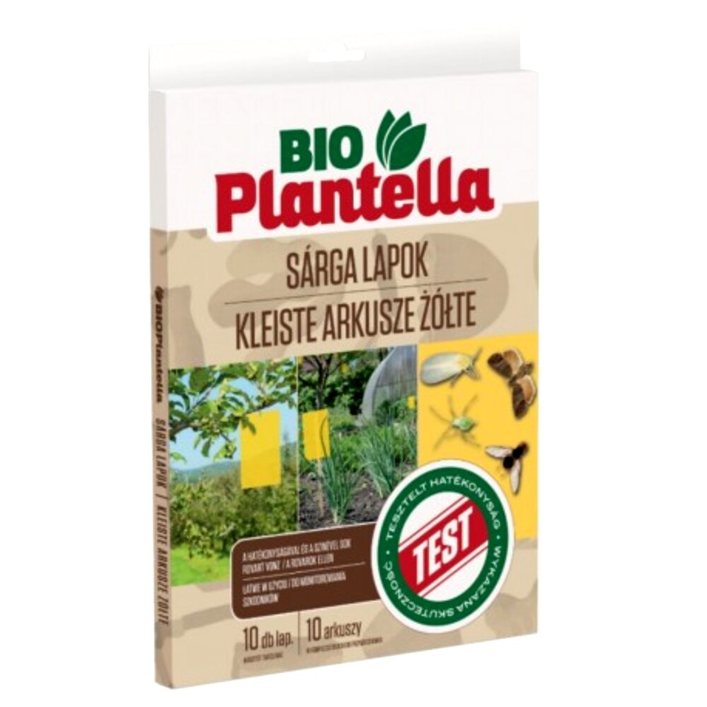 Capcane Lipicioase Albastre BIO PLANTELLA 40x25 cm . Set 10 Placi, Musculite de Sera, Trips