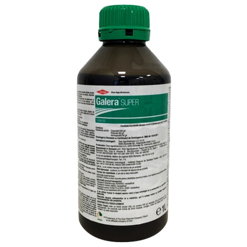 Erbicid GALERA SUPER - 1 Litru, Dow AgroScience, Rapita, Preemergent, Postemergent