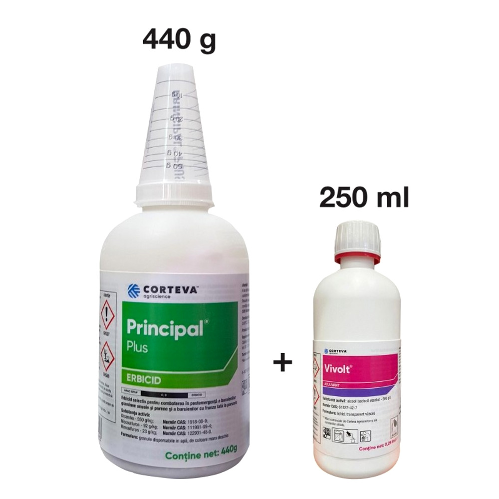 Erbicid Porumb PRINCIPAL PLUS - 440 g + Adjuvant VIVOLT - 250 ml - Data valabilitate: 27.10.2024