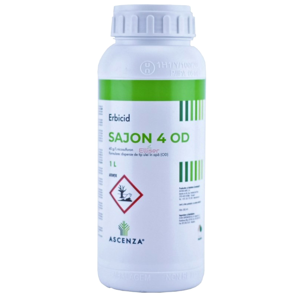 Erbicid porumb SAJON 4 OD - 1 Litru, Ascenza, Postemergent - Data valabilitate: 22.03.2024
