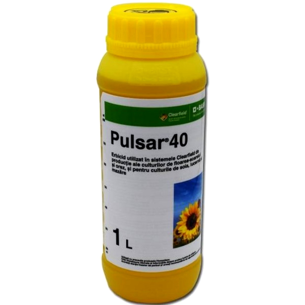 Erbicid PULSAR 40 - 1 Litru, BASF, Postemergent, Floarea Soarelui, Mazare, Soia, Orez