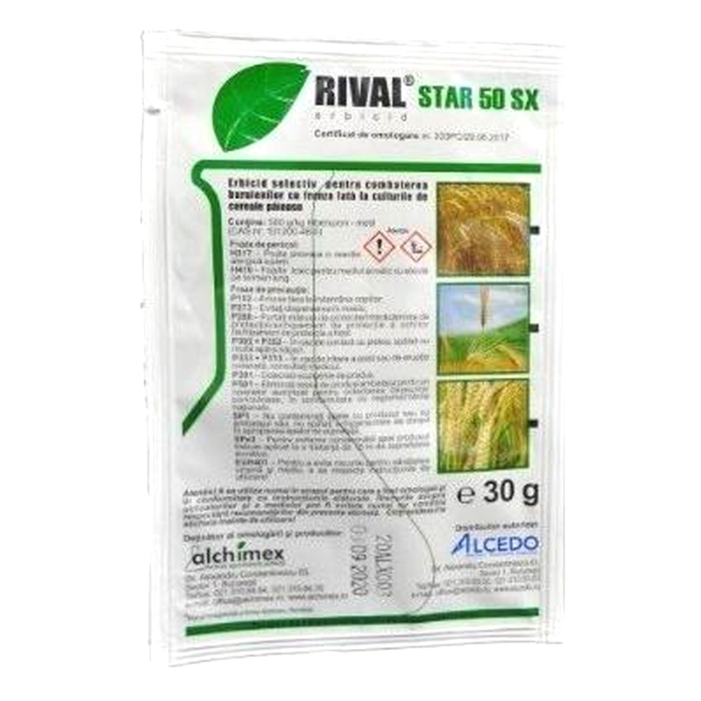 Erbicid RIVAL STAR 50 SX - 30 g, Alchimex, Postemergent, Cereale