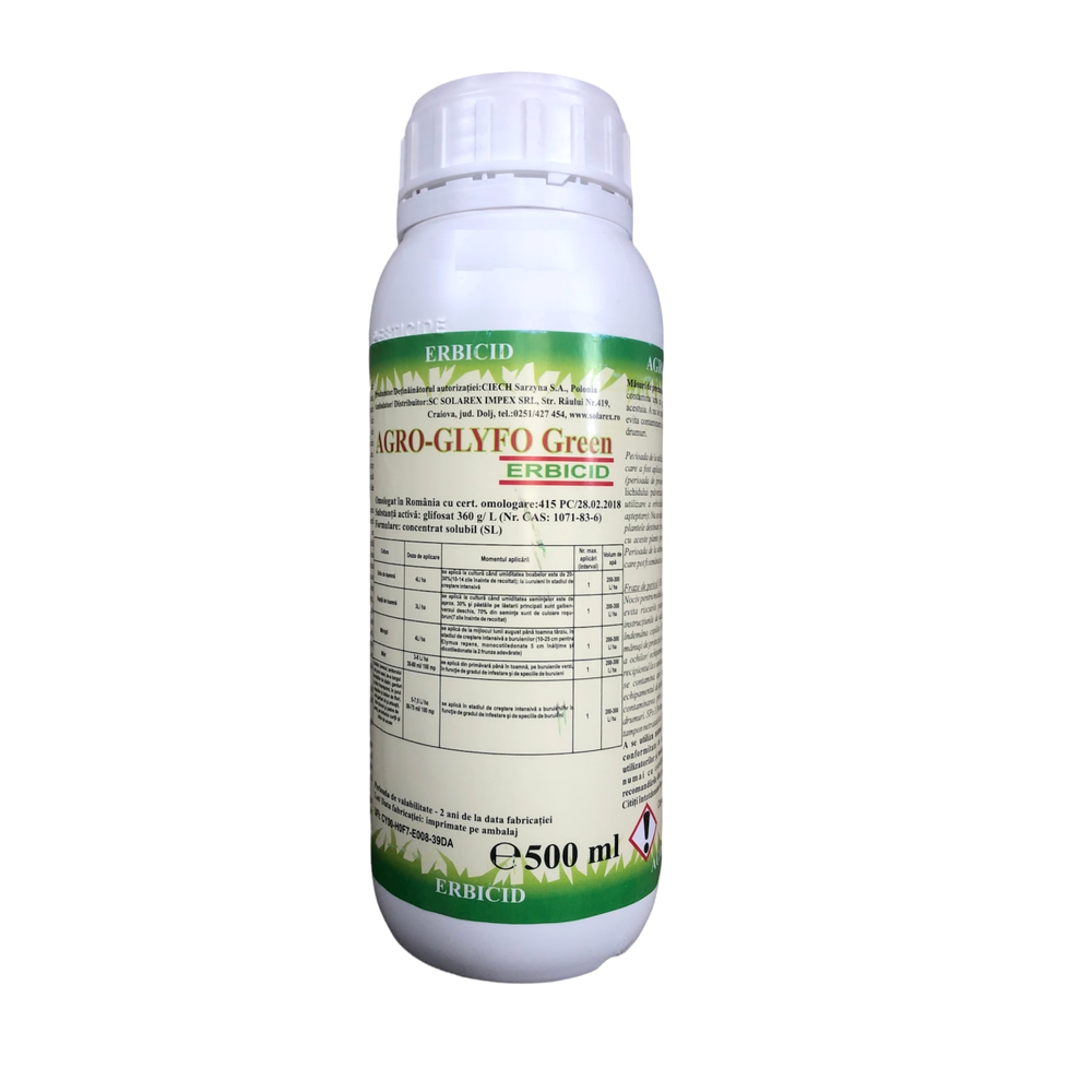 Erbicid total Agro Glyfo Green, 500 ml