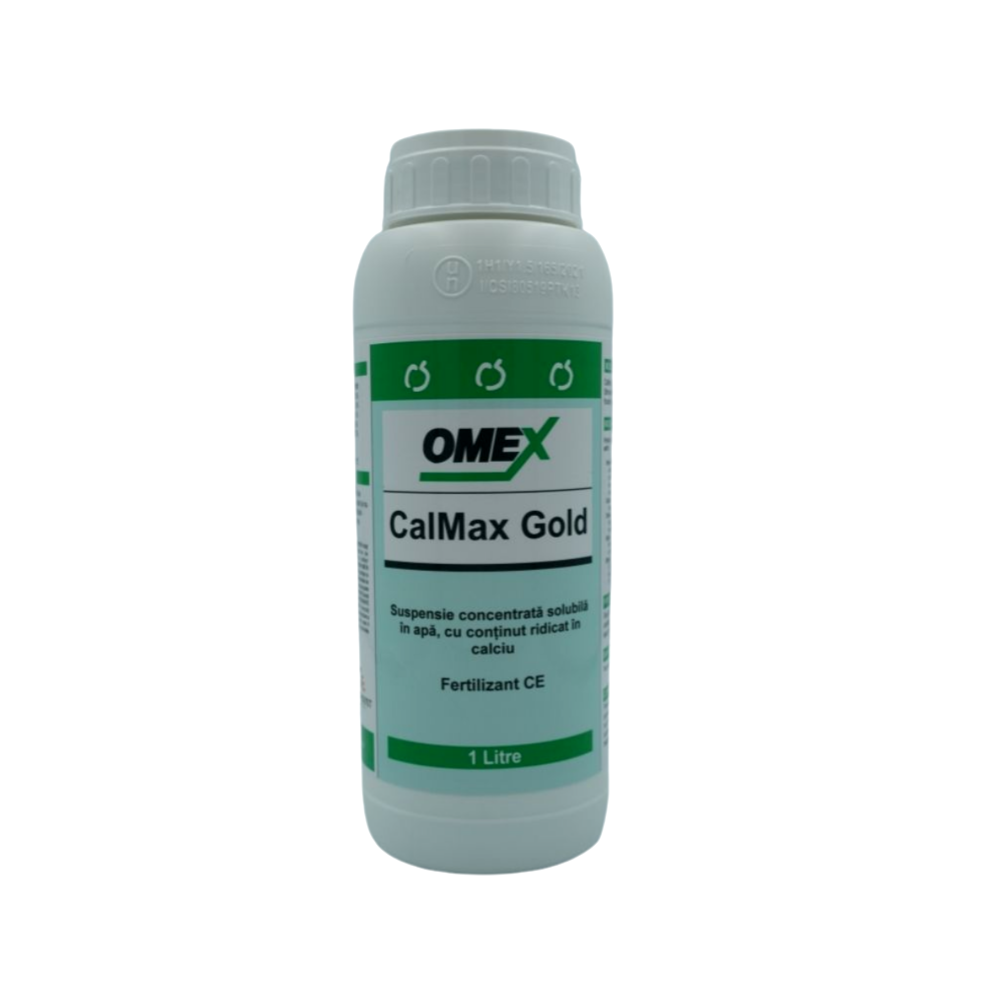 Fertilizant foliar cu calciu 22%, aminoacizi 9%, azot 15% si microelemente Calmax Gold, 1 L