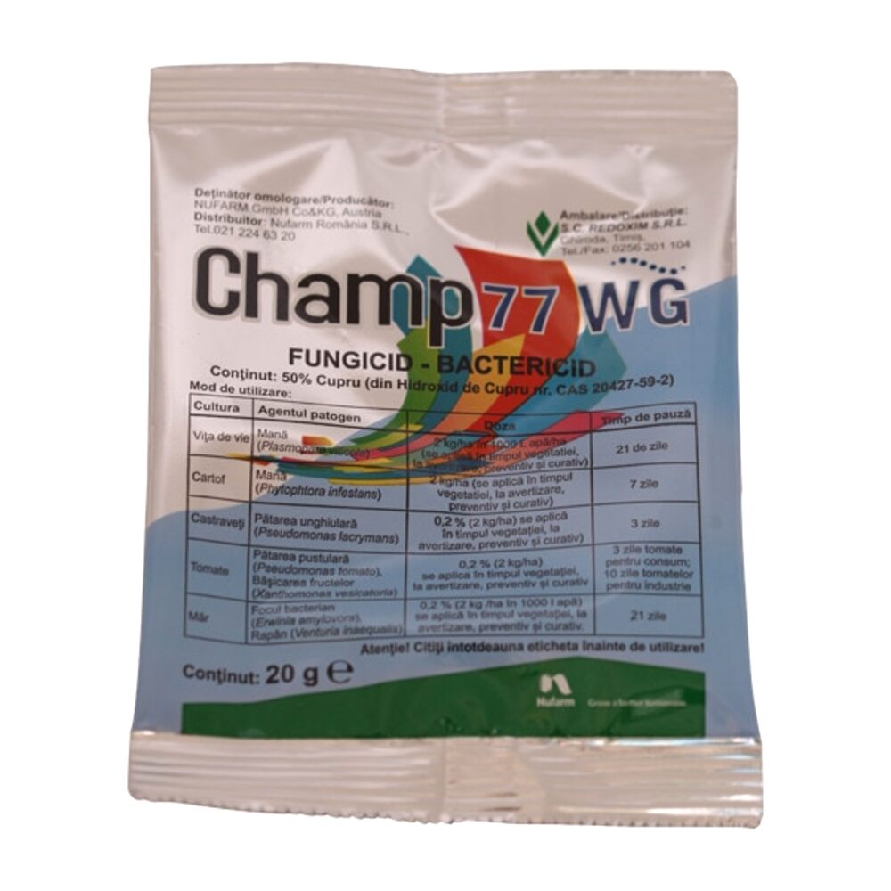 Fungicid Champ 77 WG 20gr