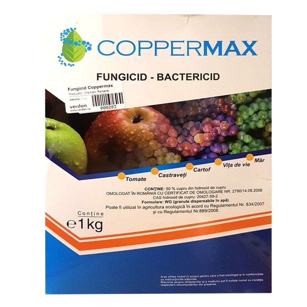 Fungicid COPPERMAX - 10 kg, Nufarm, Contact