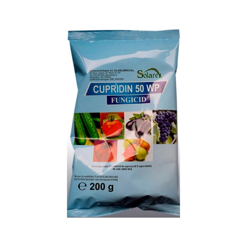 Fungicid Cupridin 50 WP, 200 grame