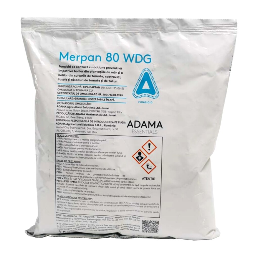 Fungicid Merpan 80 wdg 150 gr