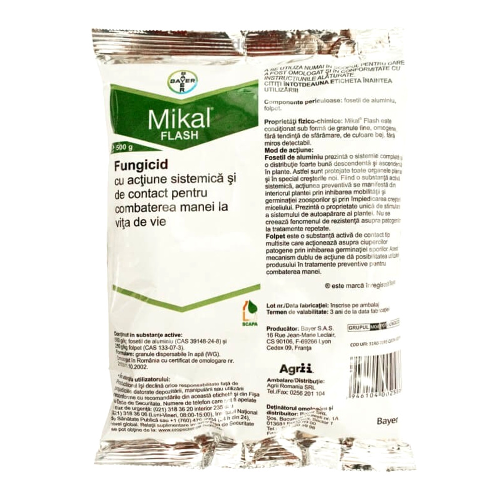 Fungicid MIKAL FLASH 45 WG - 500 g, Bayer, Vita de vie, Contact