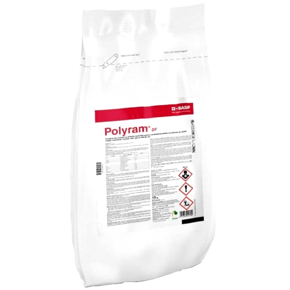 Fungicid POLYRAM DF - 10 Kg, BASF, Contact, Vita de vie, Tomate, Cartofi, Alternarioza, Patarea cafenie
