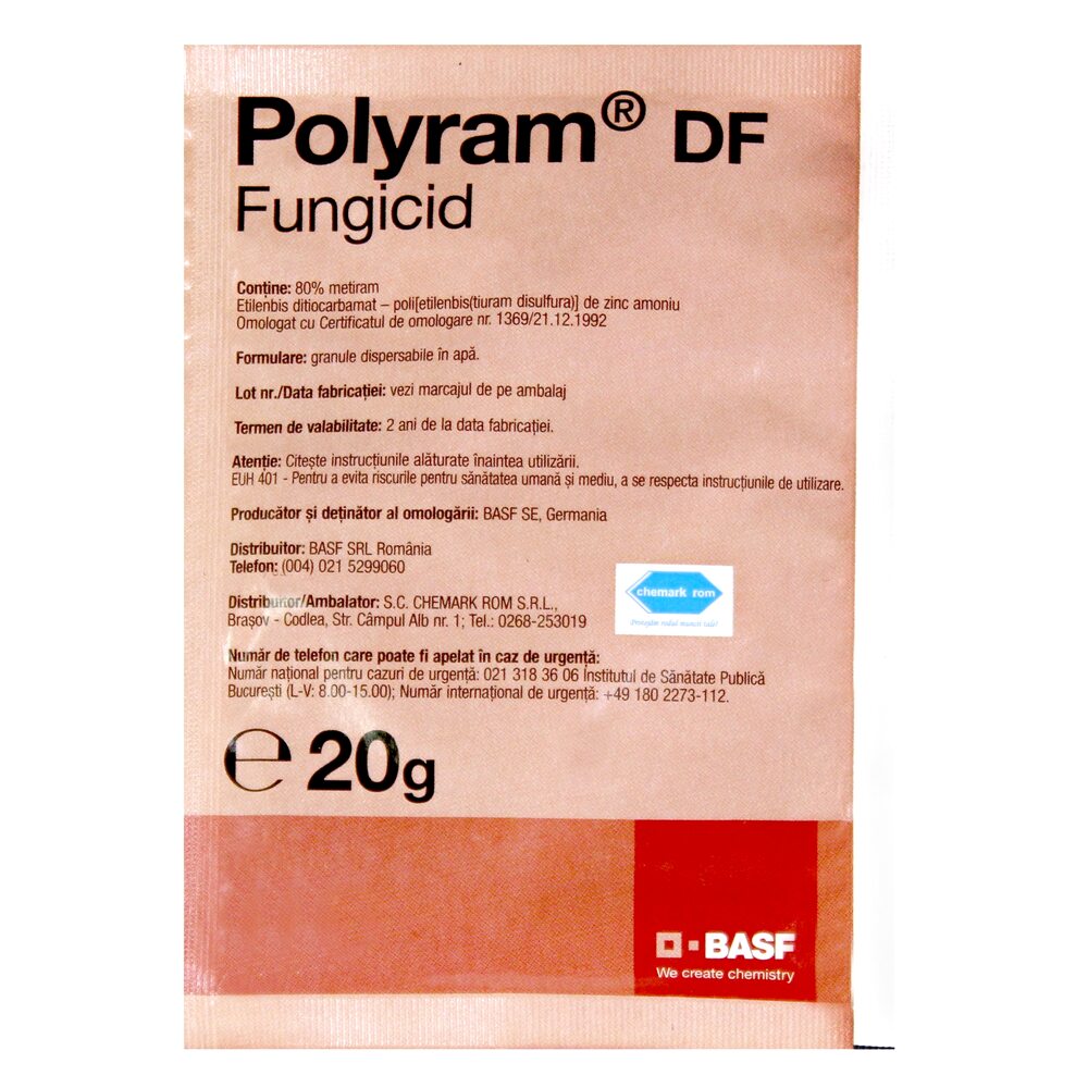 Fungicid Polyram DF, 20 grame