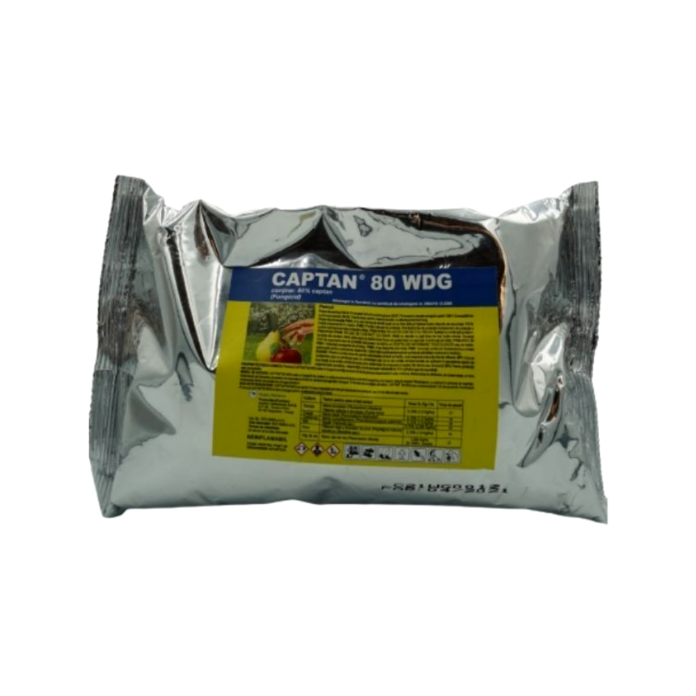 Fungicid vita de vie, mar, castraveti, ceapa, prun, tomate Captan 80 WDG, 500 grame