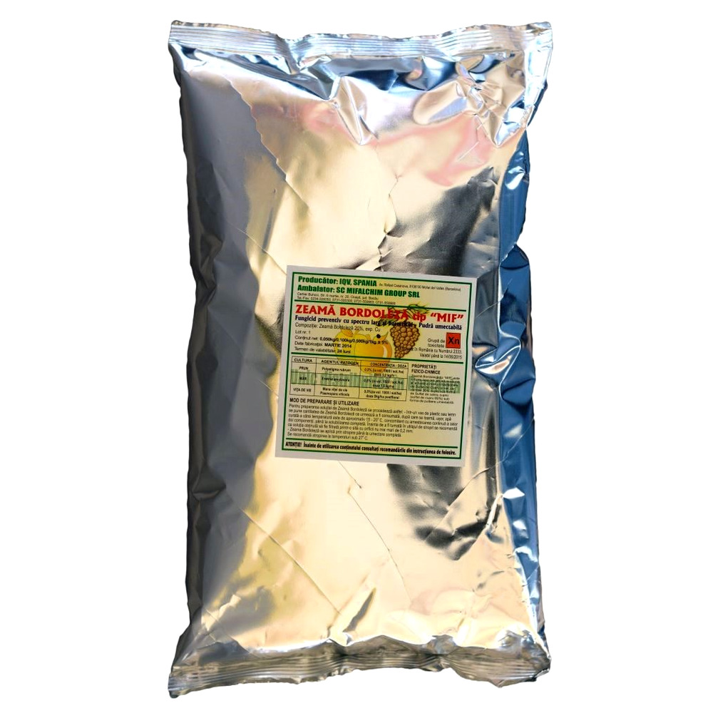 Fungicid Zeama Bordeleza tip MIF - 1 kg, MIFALCHIM, Contact