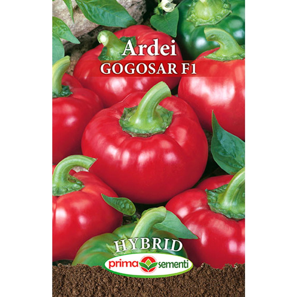 Gogosar F1 (50 seminte) de ardei gogosar hibrid timpuriu, Prima Sementi