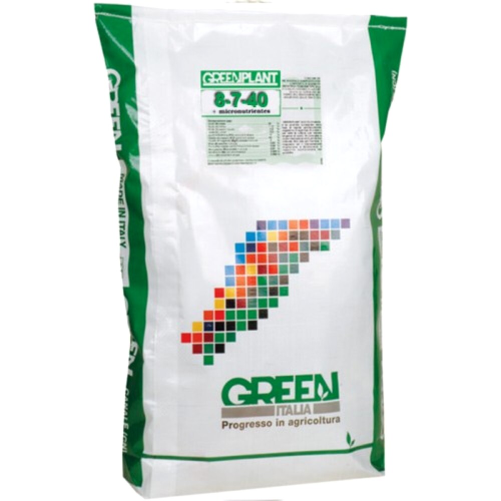Ingrasamant foliar GREEN PLANT 8-7-40 sac 25 kg