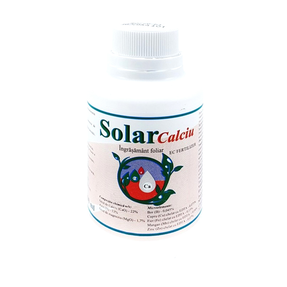 Ingrasamant foliar SOLAR CALCIU - 100 ml, Solarex