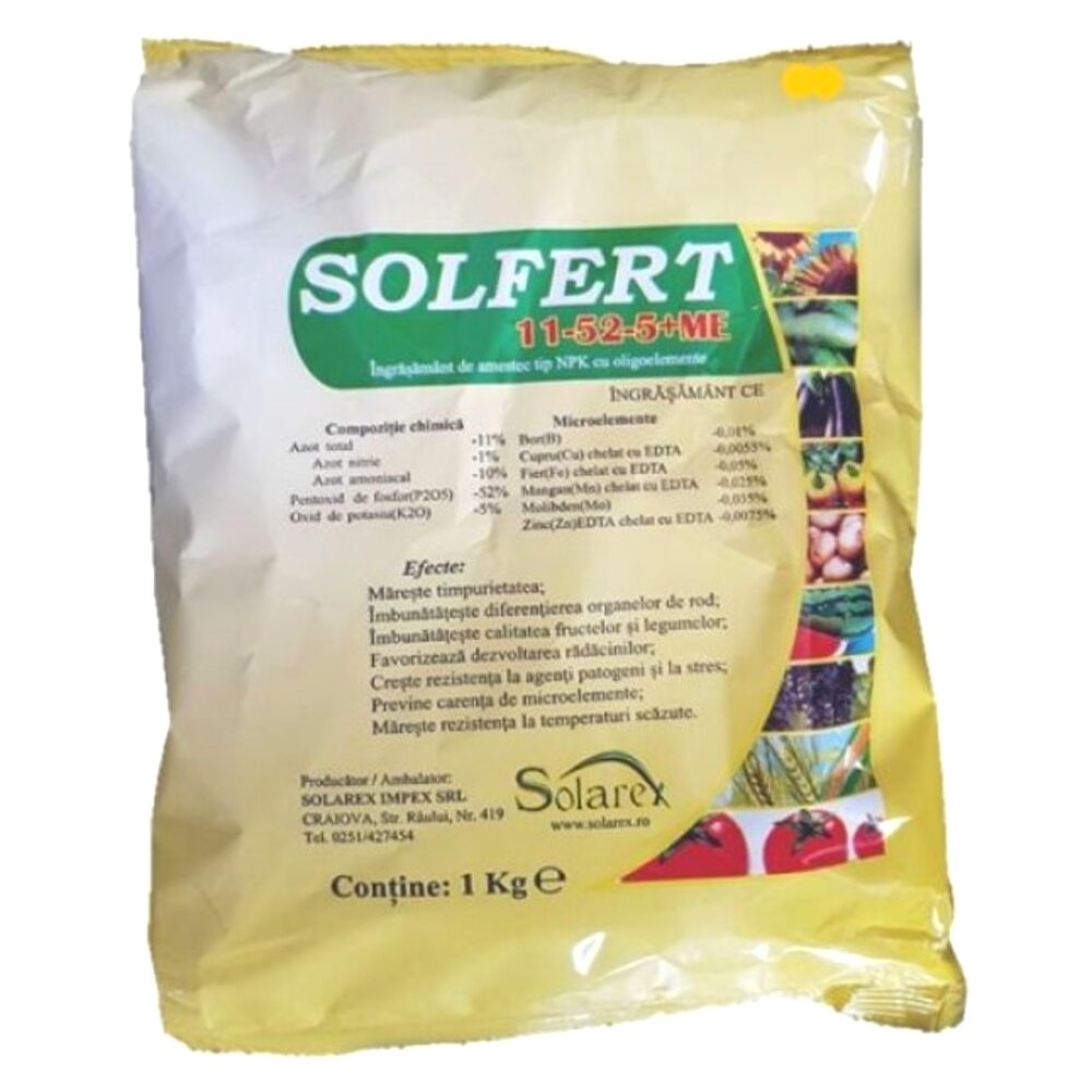 Ingrasamant Solfert 11-52-5+ME, 1 kg