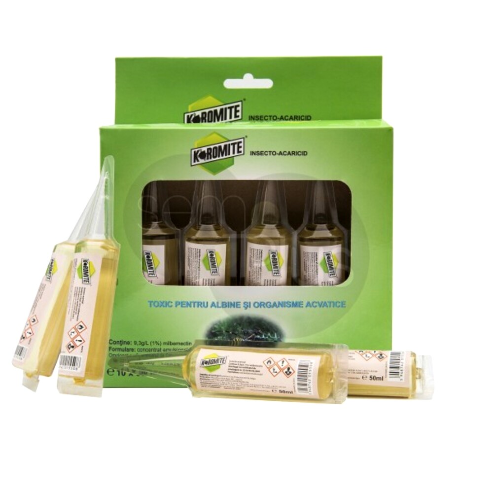 Insecticid acaricid Koromite - 50 ml, Mitsui Chemicals, Mar, Castraveti, Vita de vie