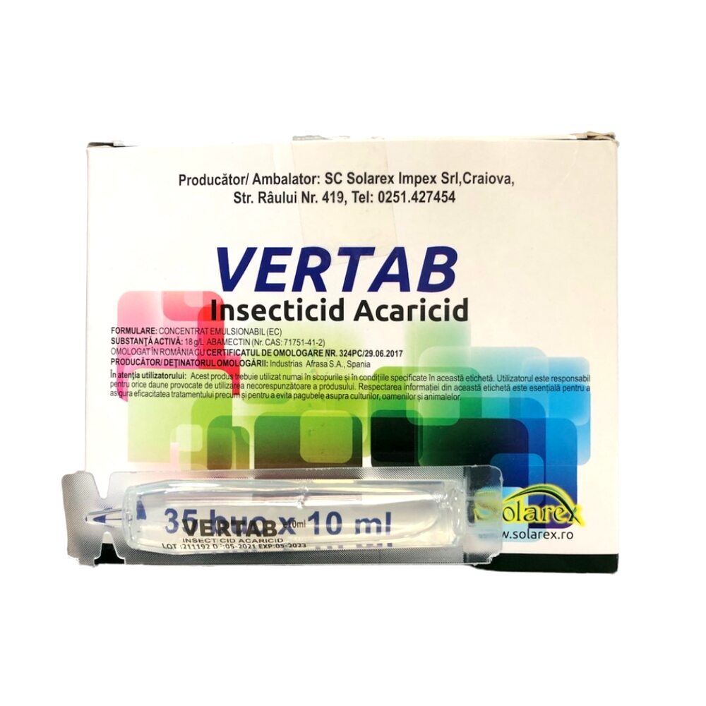 Insecticid acaricid Vertab, 10 ml