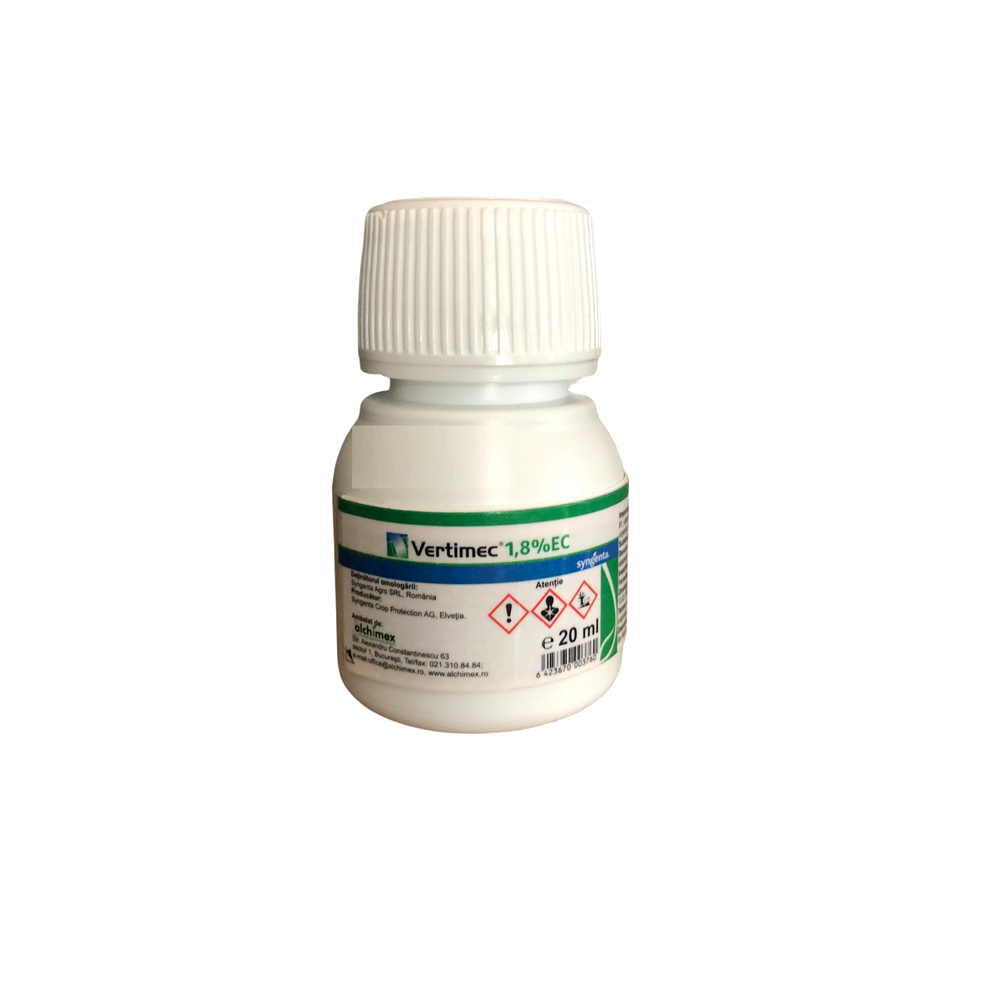 Insecticid-acaricid Vertimec 1.8 EC, 20 ml