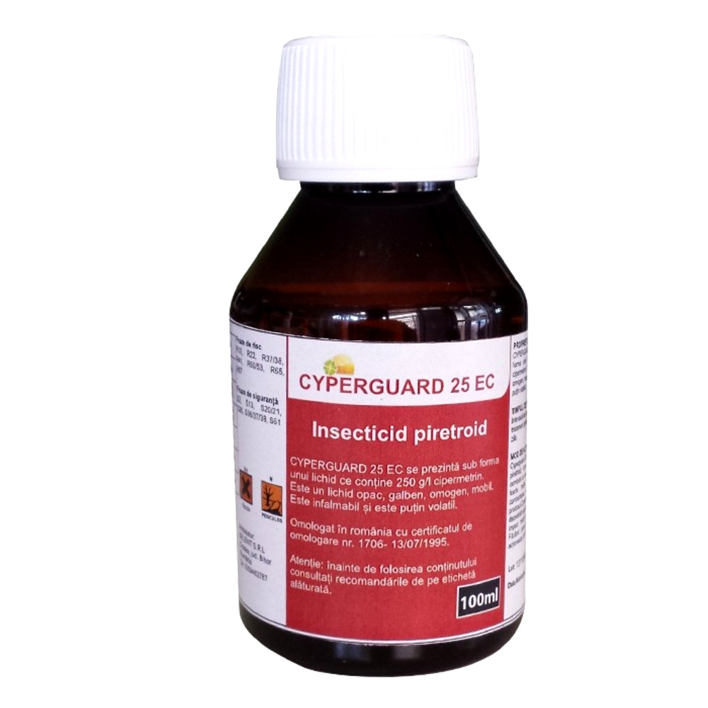 Insecticid CYPERGUARD 25 EC - 100 ml, UPL, Contact