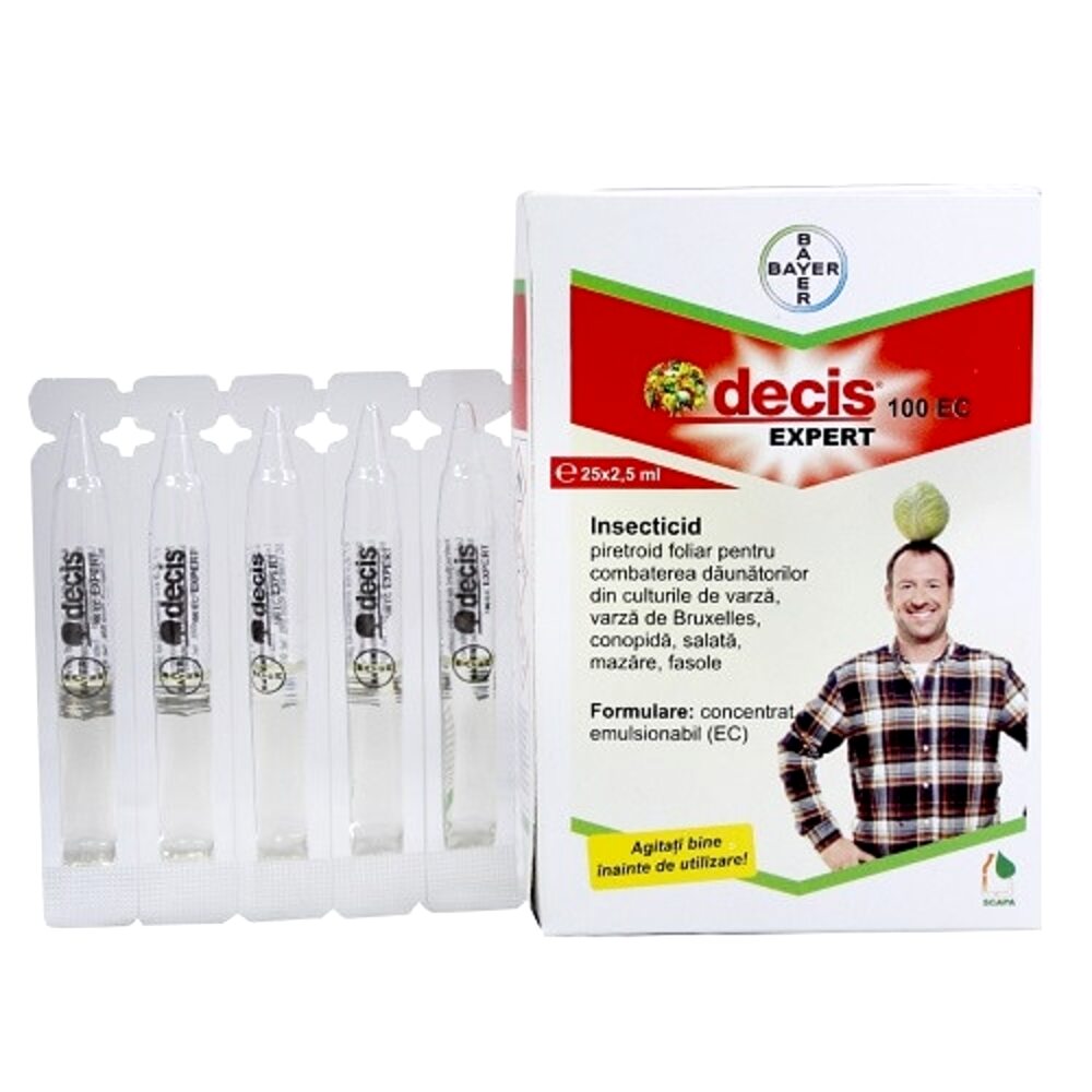 Insecticid Decis Expert 100 EC, 2,5 ml