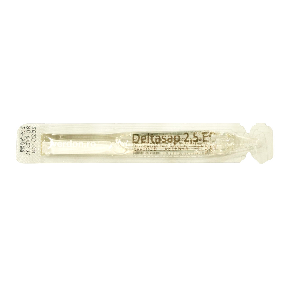 Insecticid DELTASAP 2.5 EC - 5 ml, Ascenza, Contact