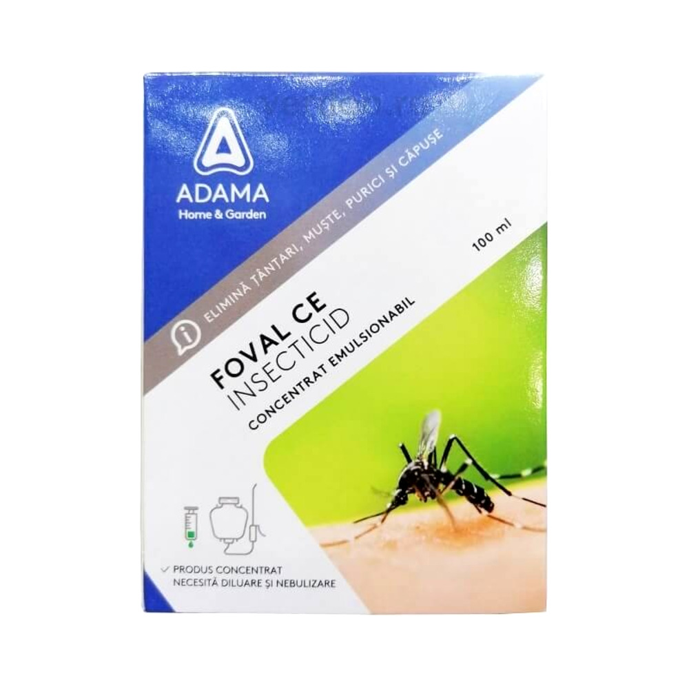 Insecticid FOVAL CE - 100 ml, Kollant Italia, Muste, Tantari, Gandaci de Bucatarie