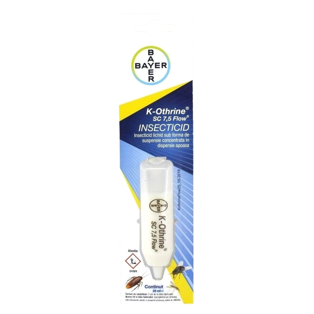 Insecticid K-OTHRINE SC 7.5 FLOW - 25 ml, Bayer, Contact
