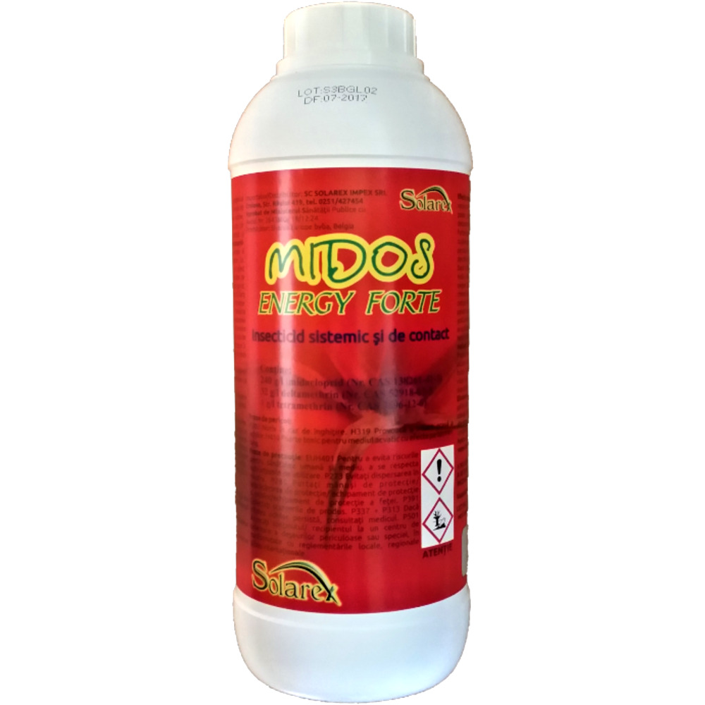 Insecticid MIDOS ENERGY FORTE - 1 Litru, Sharda Cropchem, Sistemic, Contact
