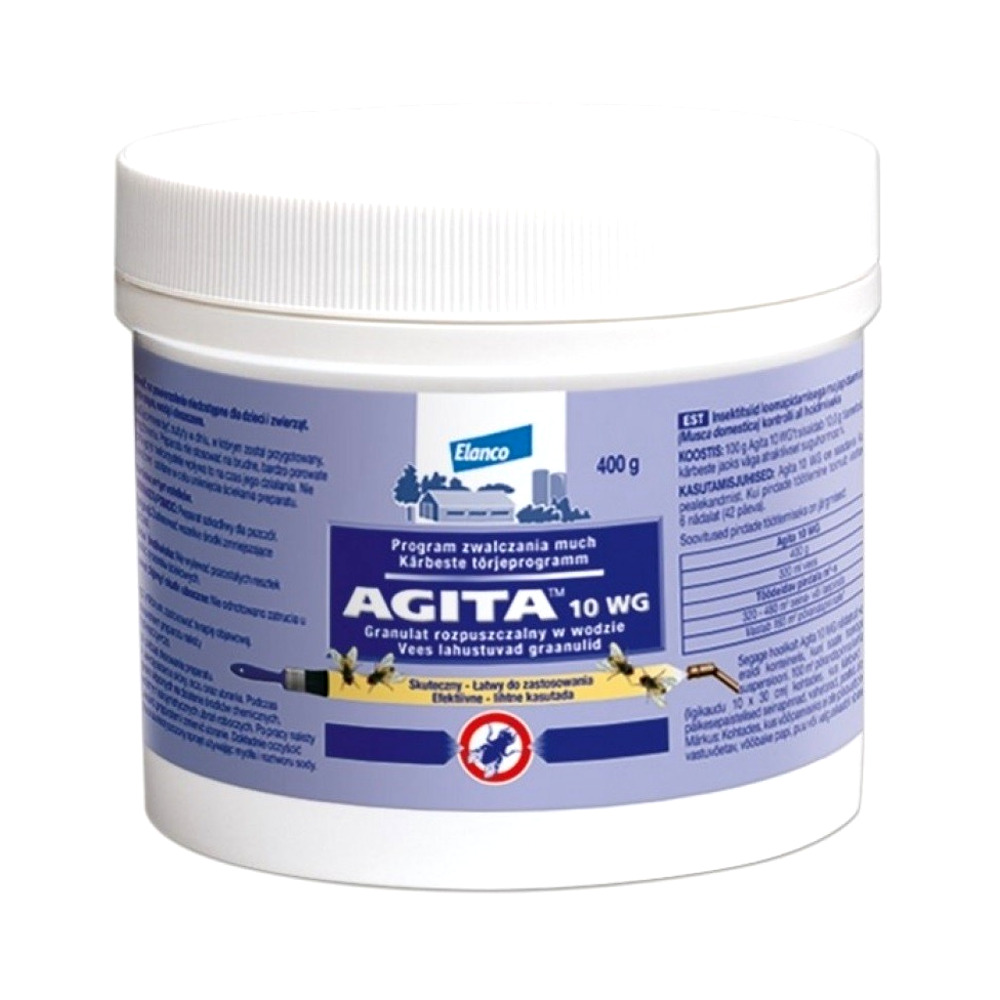 Insecticid Muste AGITA 10 WG - 400 g, Elanco, Solutie Muste Eficienta