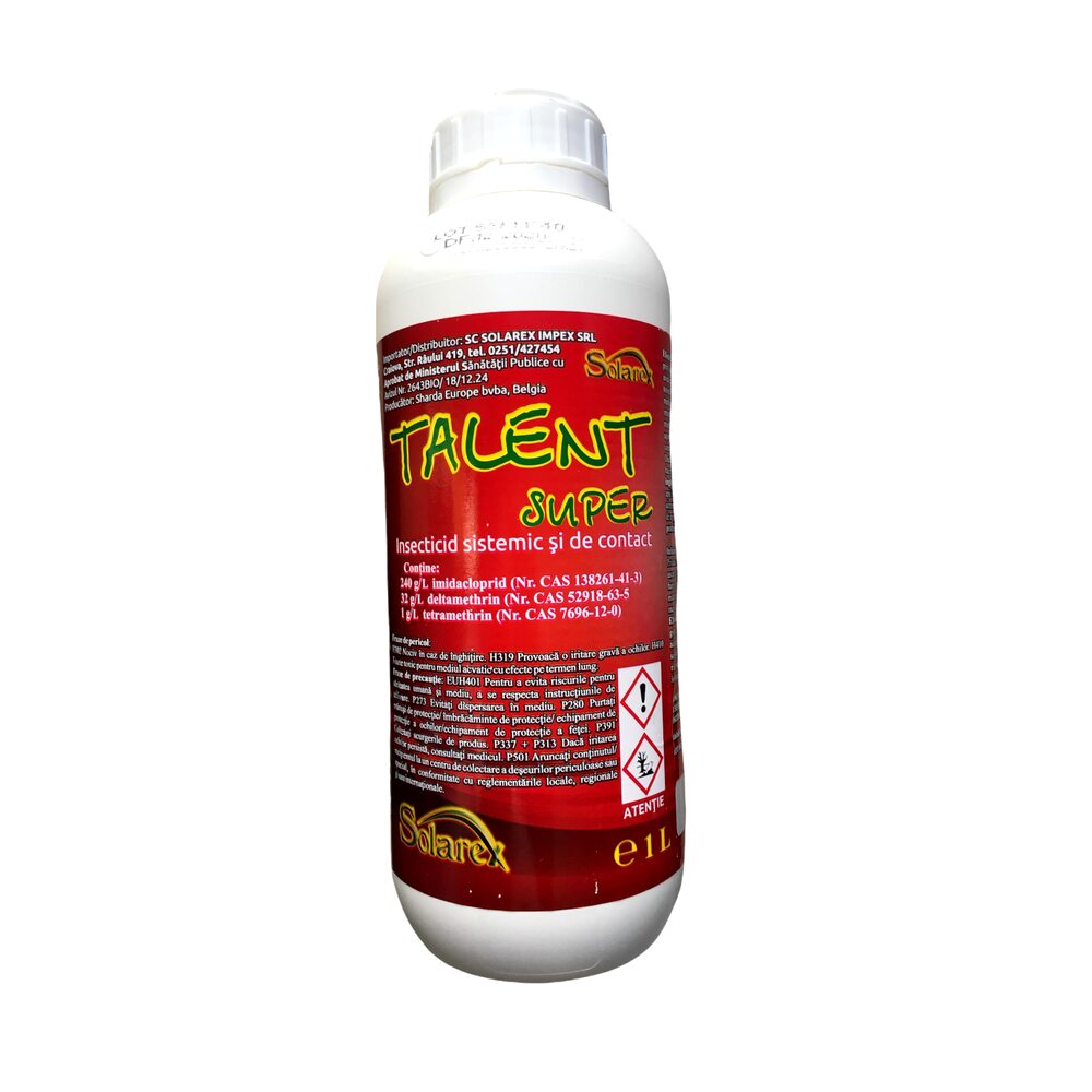 Insecticid pentru combaterea mustelor domestice, Talent Super, 1 litru