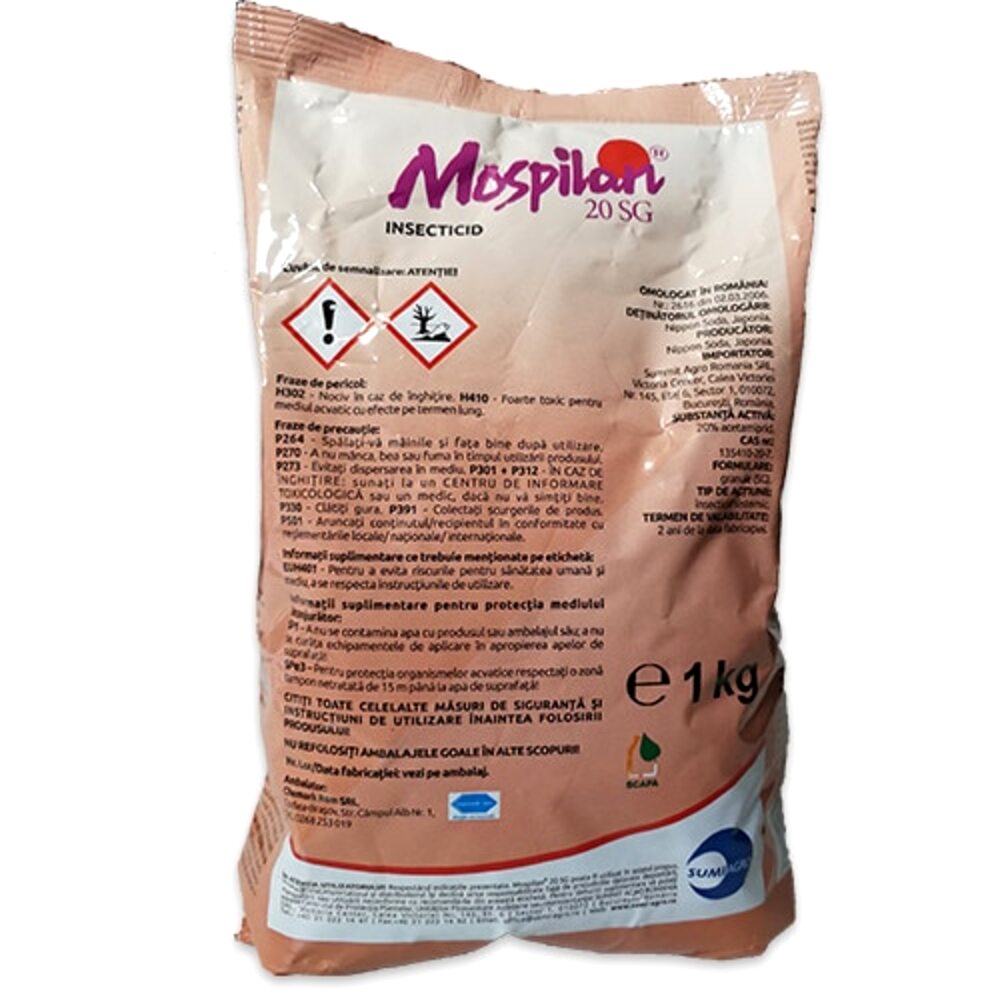 Insecticid, Summit Agro, Mospilan 20sg, 1kg