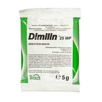 Larvicid DIMILIN 25 WP - 5 g, Arysta LifeScience, Insecticid muste, tantari (larve, oua)