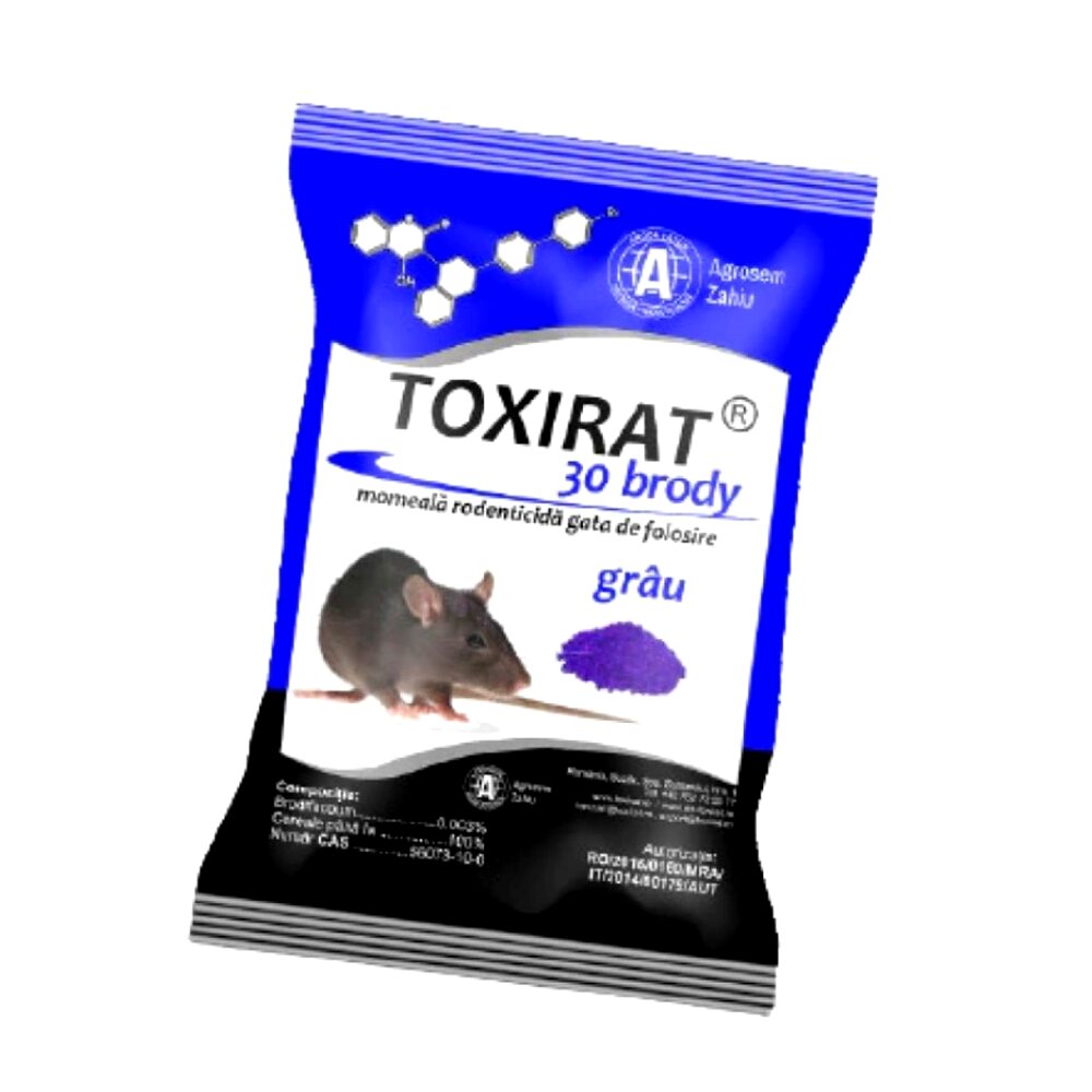 Momeala impotriva rozatoarelor Toxirat Brody (Grau Albastru), 150 gr