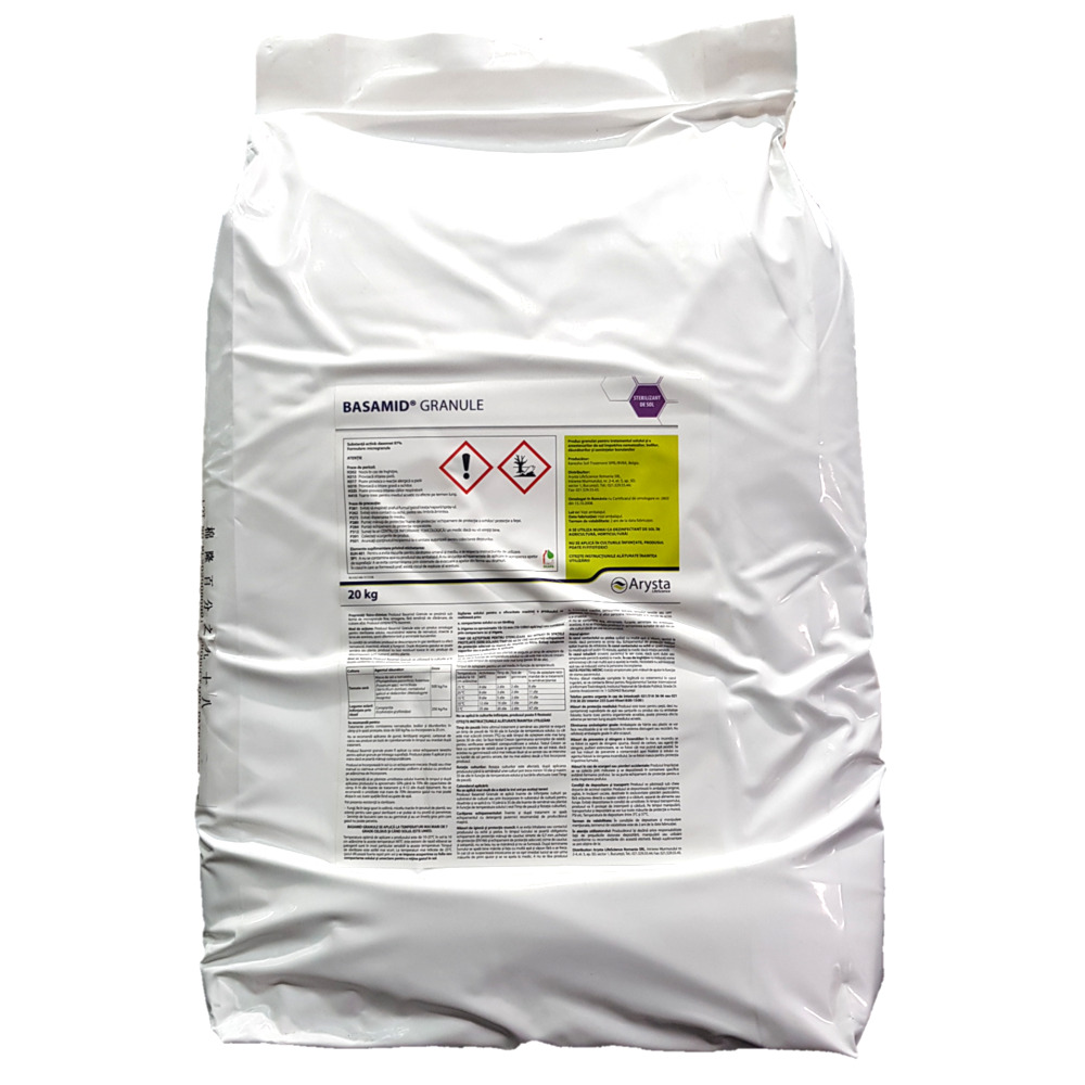 Nematocid BASAMID Granule - 20 kg, Arysta, Dezinfectant Sol - Valabilitate 15.11.2023