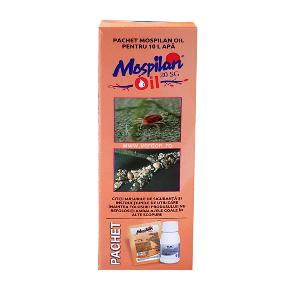 Pachet MOSPILAN OIL pentru 10 Litri apa, SUMI AGRO, Selectiv, Paduchele testos, Afide