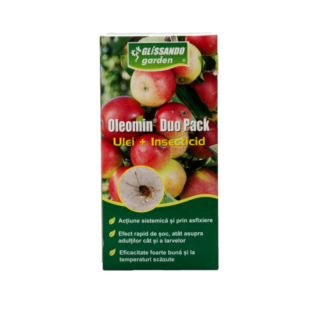 Pachet Oleomin Duo Pack, ulei mineral si insecticid pentru 25 litri apa