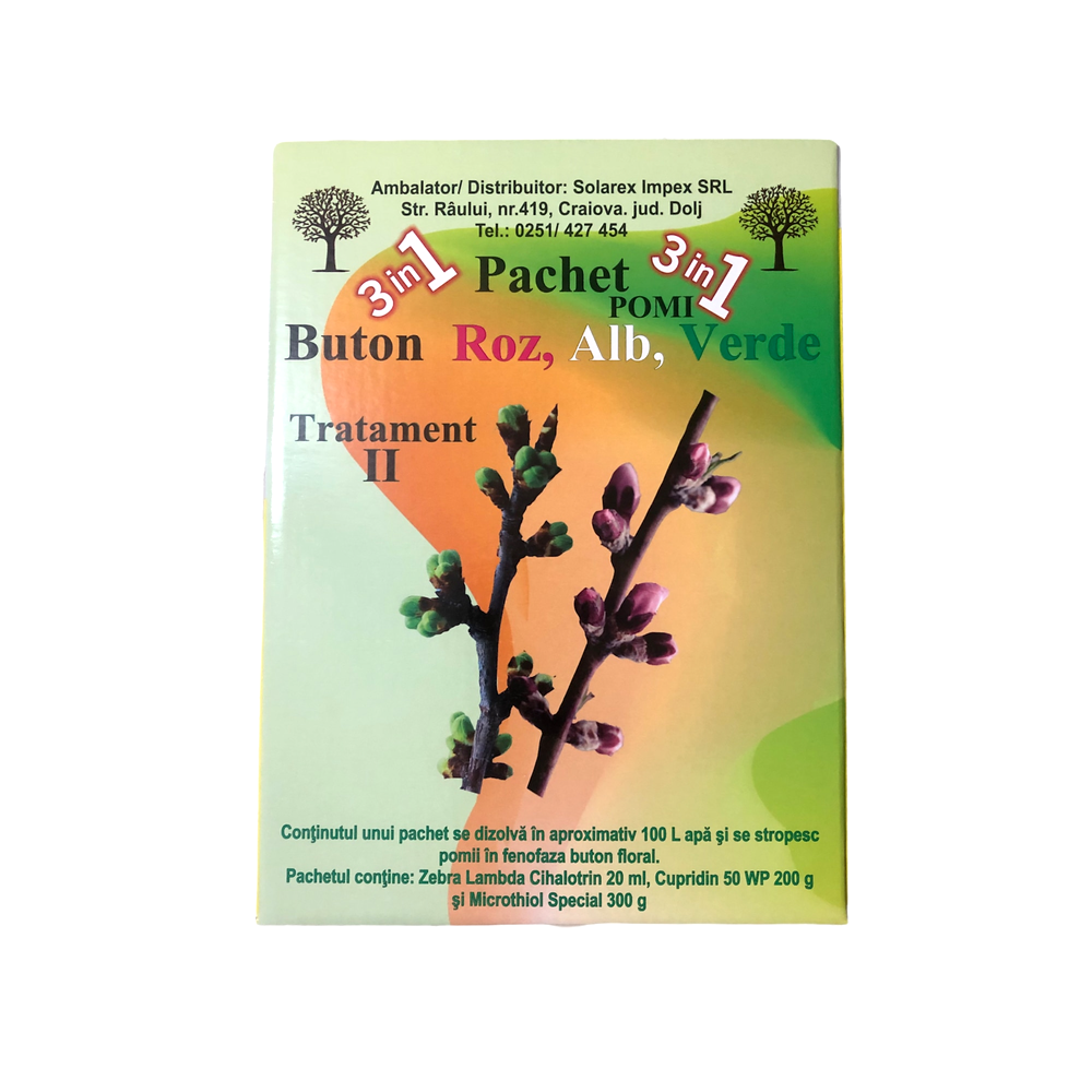 Pahchet tratament pomi pentru fenofaza butonului floral, 100 l apa