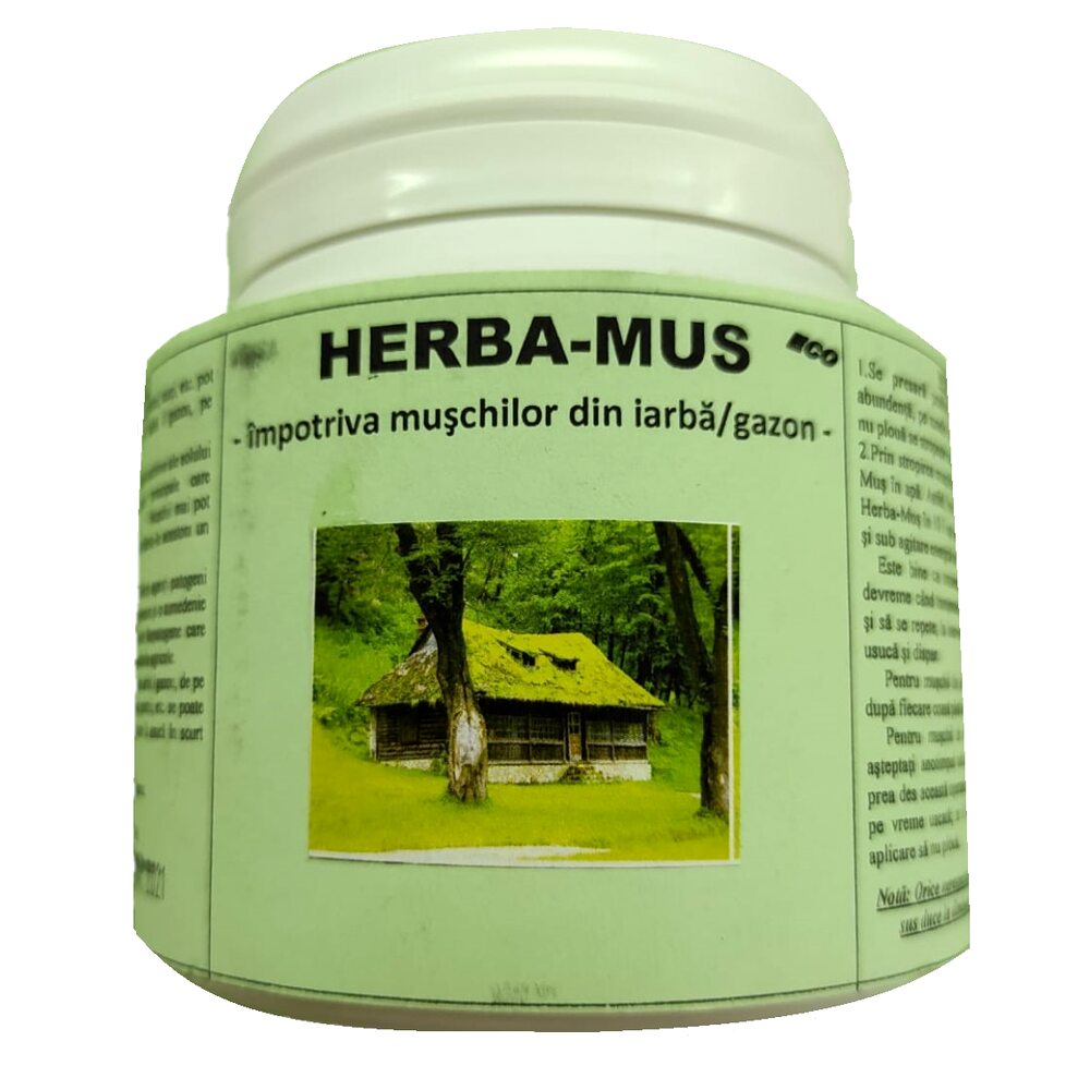 Pesticid impotriva muschilor din iarba si gazon, Herbamus 500gr