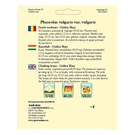 Seminte Fasole urcatoare galbena lata Golden Mary TRATAT AGROSEM 200 g